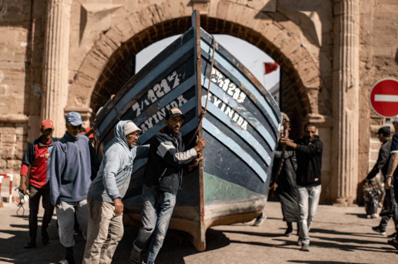 Visboot in Essaouira, excursie vanuit Marrakech