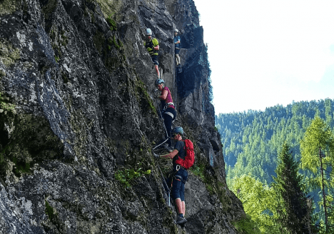 Klettersteig staubenfall tirol waterval