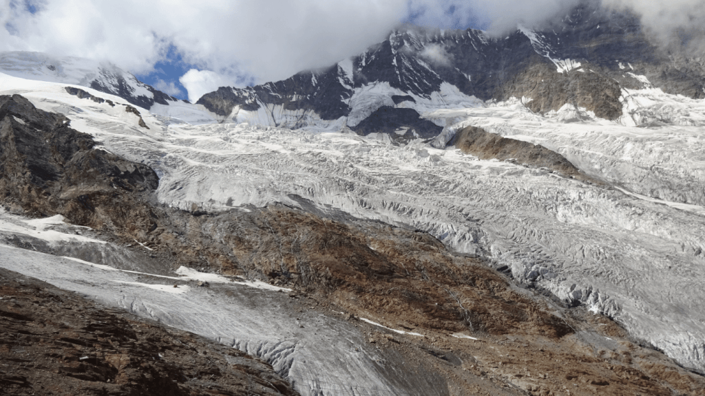 Langfluh gletsjer uitzicht Saas Fee