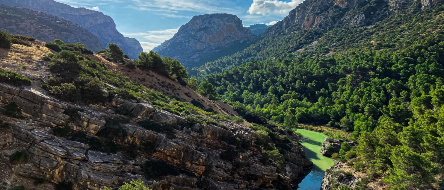 Uitzicht bij Caminito del Rey
