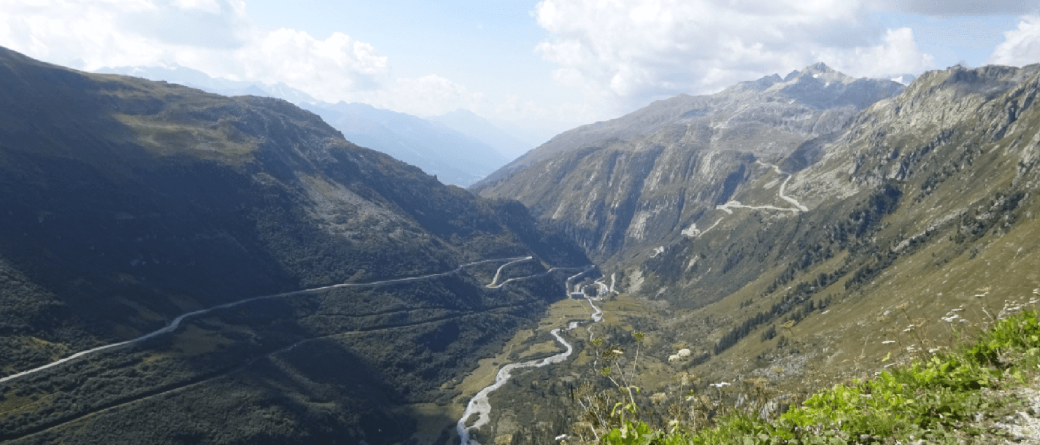 Wallis Zwitserland Alpen Furkapas