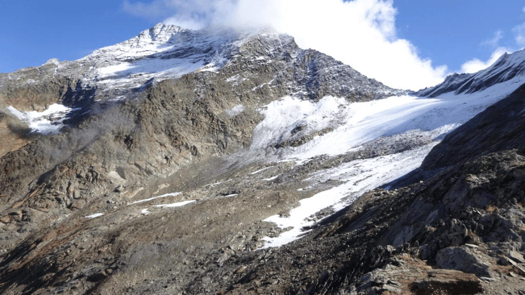 bergtoppen Wallis zwitserland gletsjer alpen