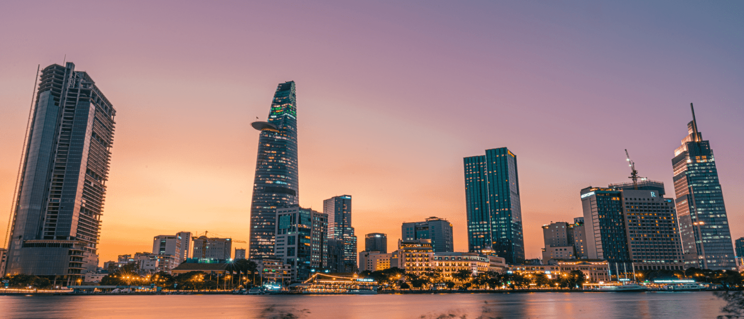 Skyline Ho Chi Minh Stad