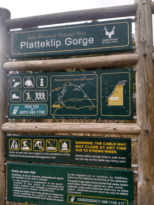 Wandeling Platteklip Gorge