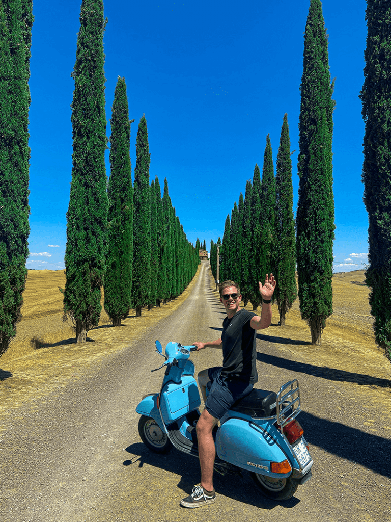 Scooter van Vintage Tours in Val D'orcia