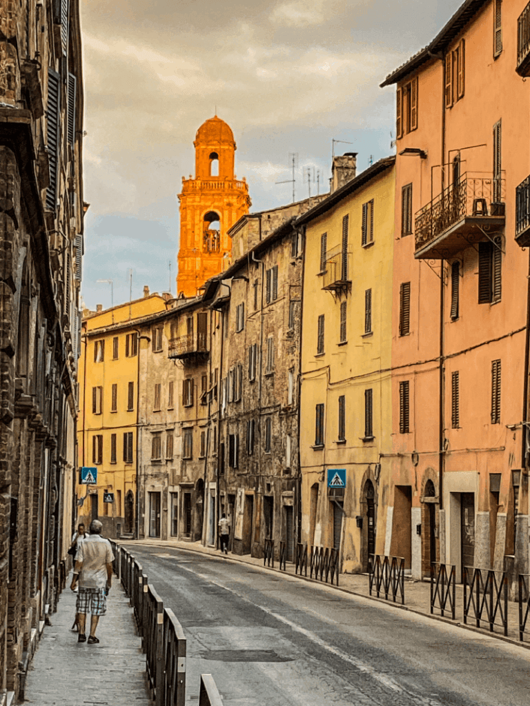 Leuke straten van Perugia in Umbrië