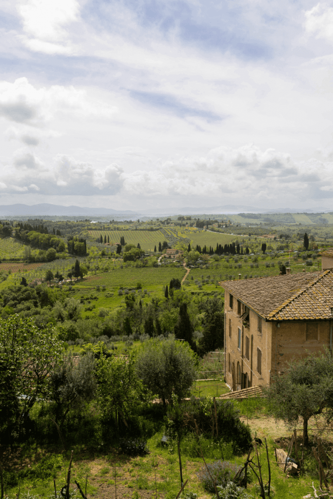 Uitzichtpunt in San Gimignano