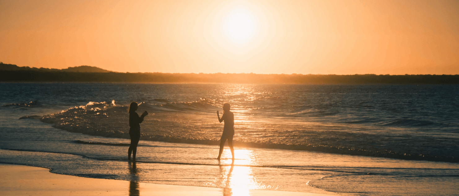 Zonsondergang in Noosa Heads
