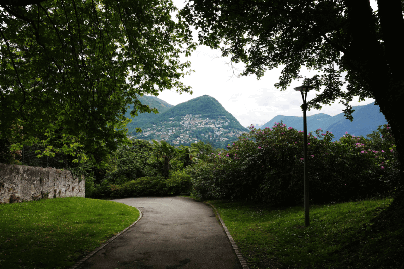 Monte Bré dichtbij Porlezza