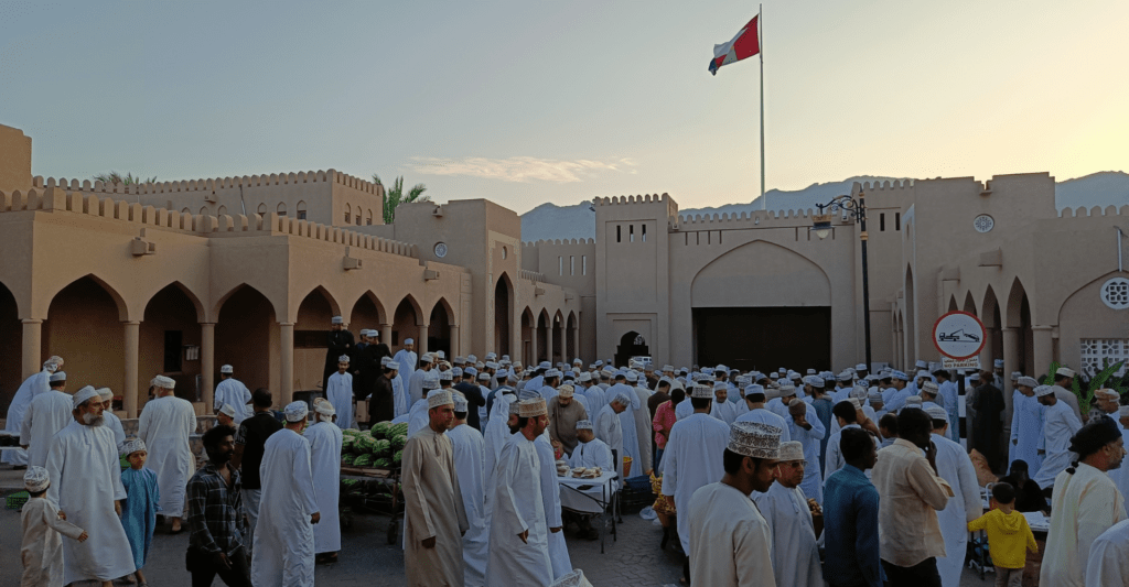 Nizwa oman geitenmarkt