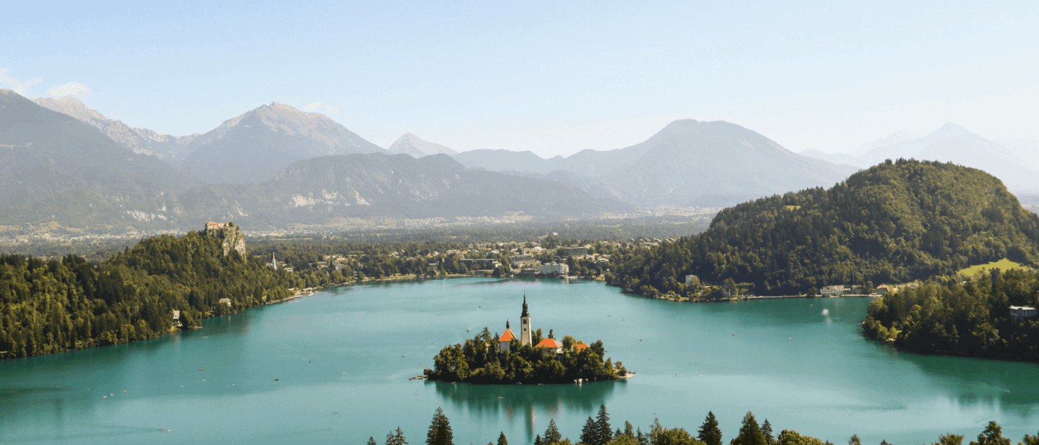 Uitzichtpunt bij Bled