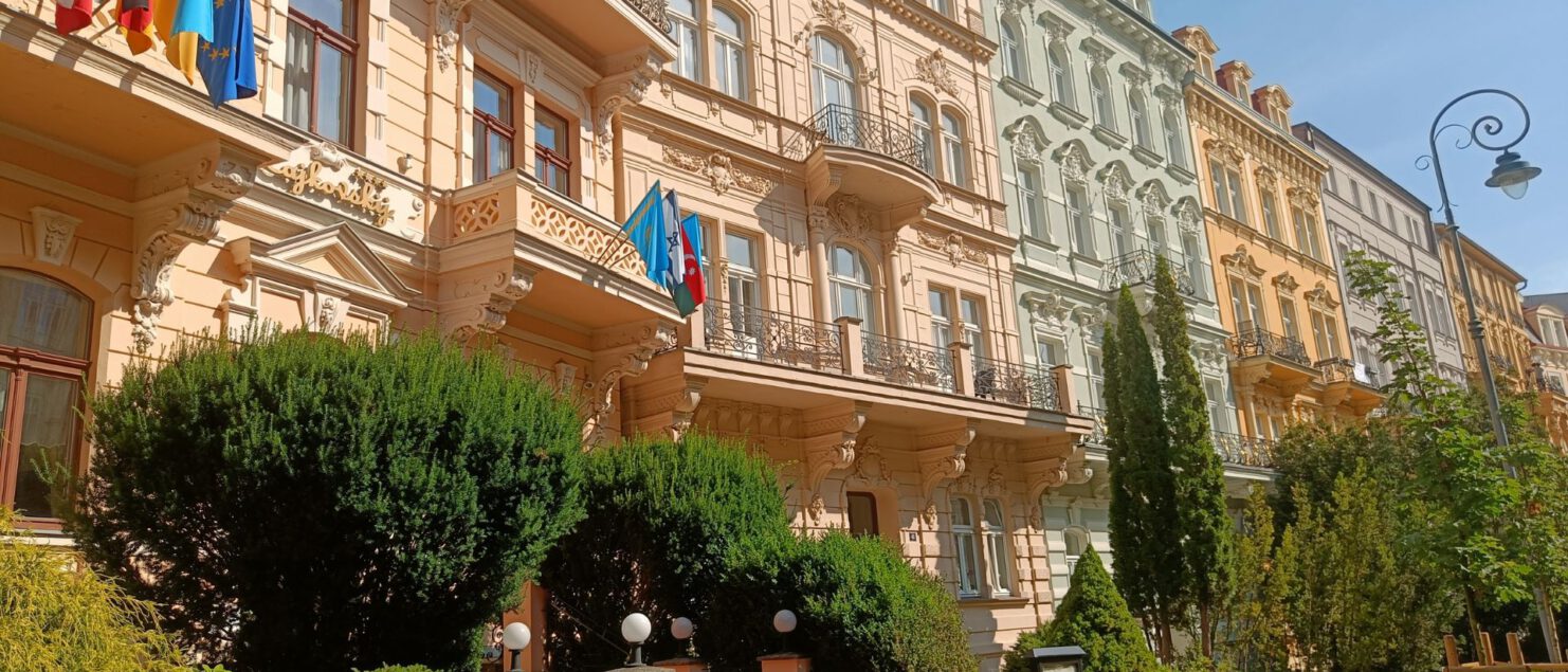 Karlsbad doen in mooie stad Tsjechiè